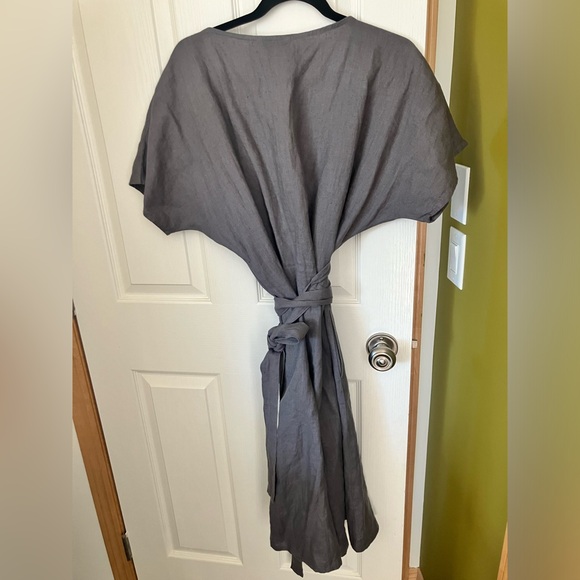 Linenfox Mimosa dress in sz S/M - grey - Picture 5 of 6
